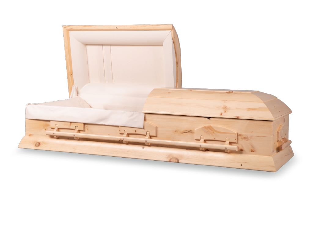 Brentwood™ Ceremonial Rental Casket Head End Open