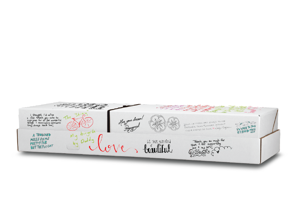 Coverlet wtih Writable LId