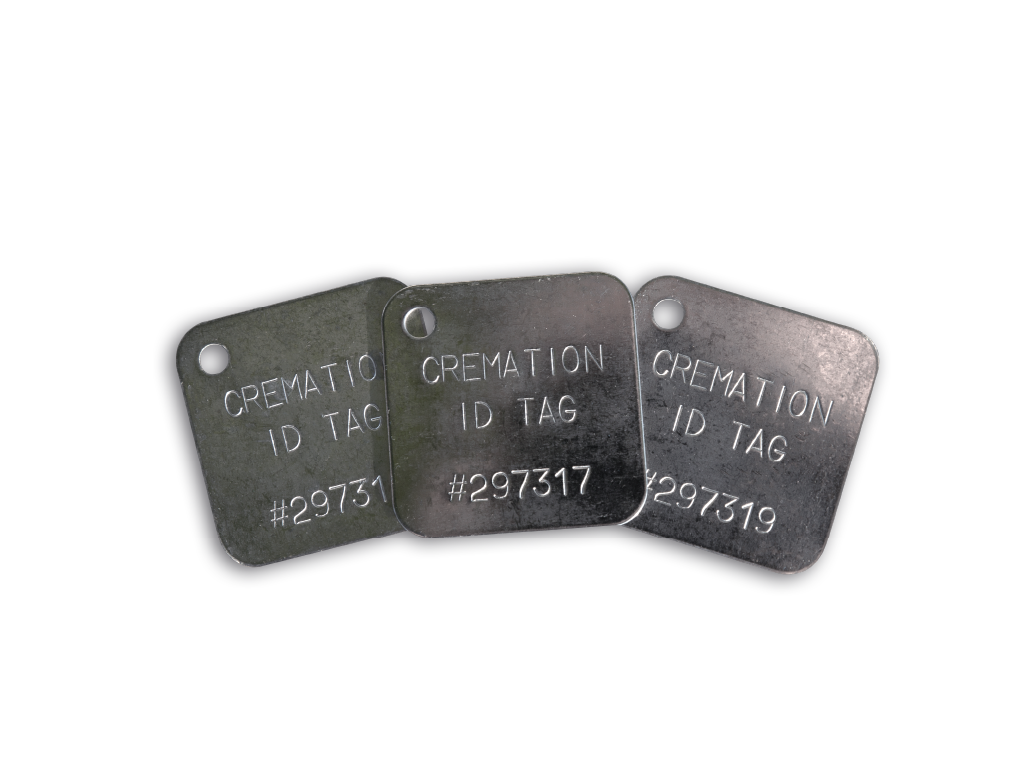 Cremation Tracking Tag Standard Group