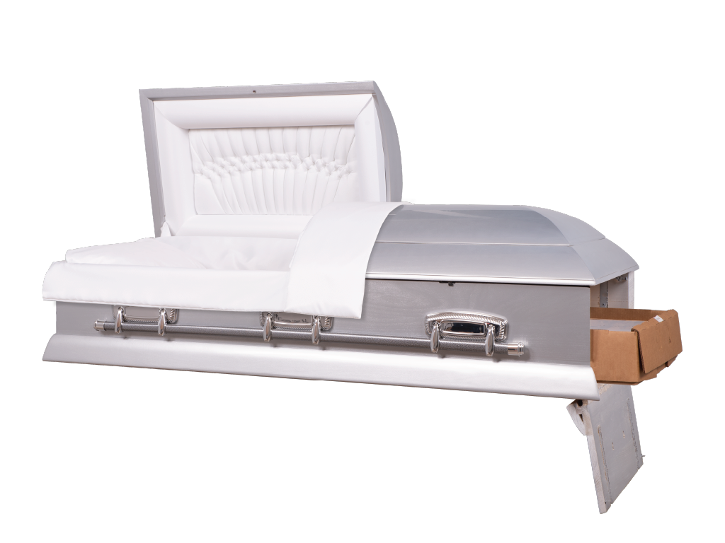 Forte Alabaster Silver Foot End Open