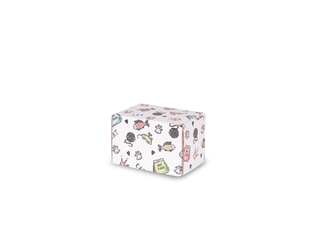 Keepsake Containers Small Cat Print