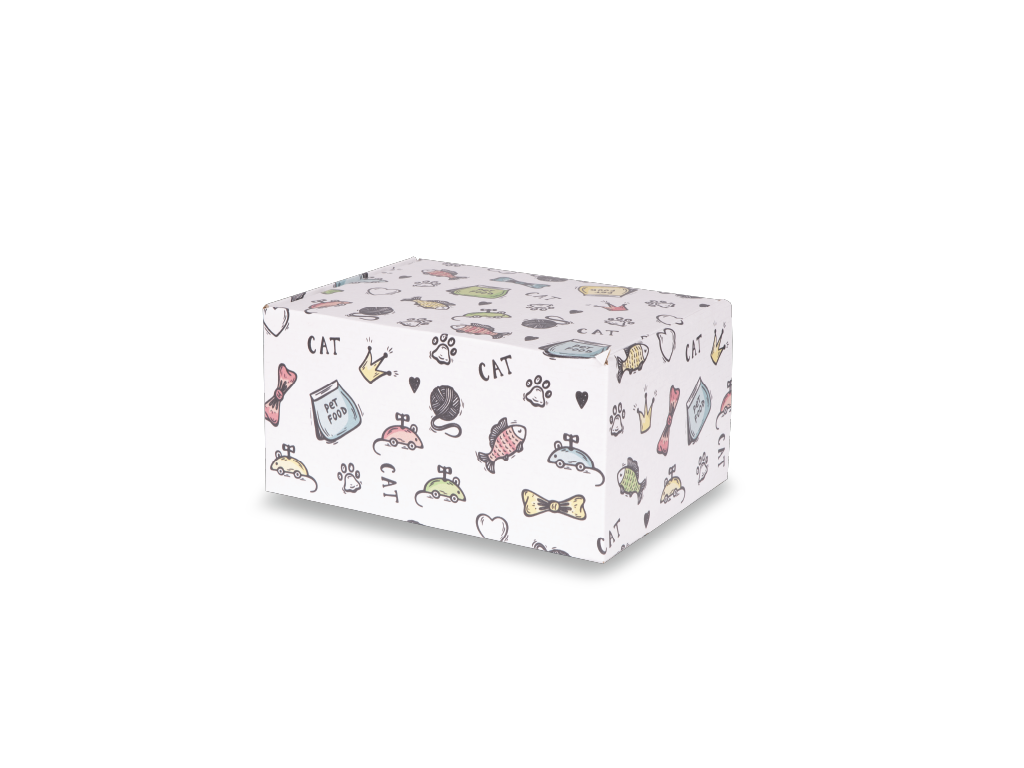 Keepsake Containers Standard Cat Print