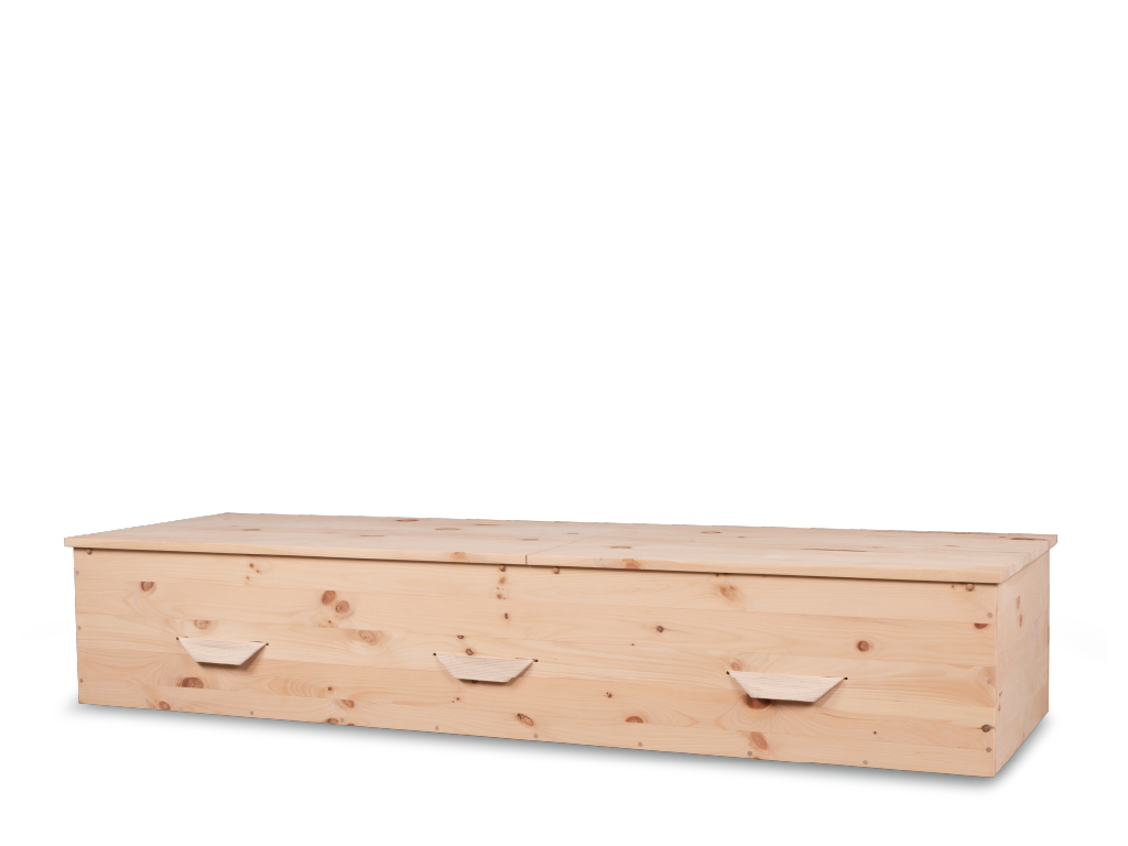 Pathos™ All Wood Container Closed with Cotton Handles