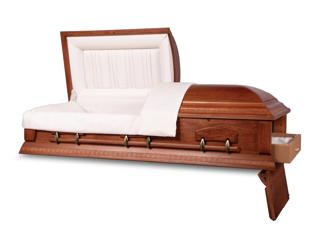 Prelude™ Ceremonial Rental Casket Head and Foot End Open