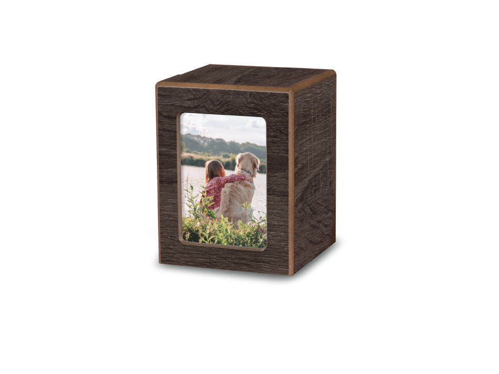 Society Urn Grey Medium with Window