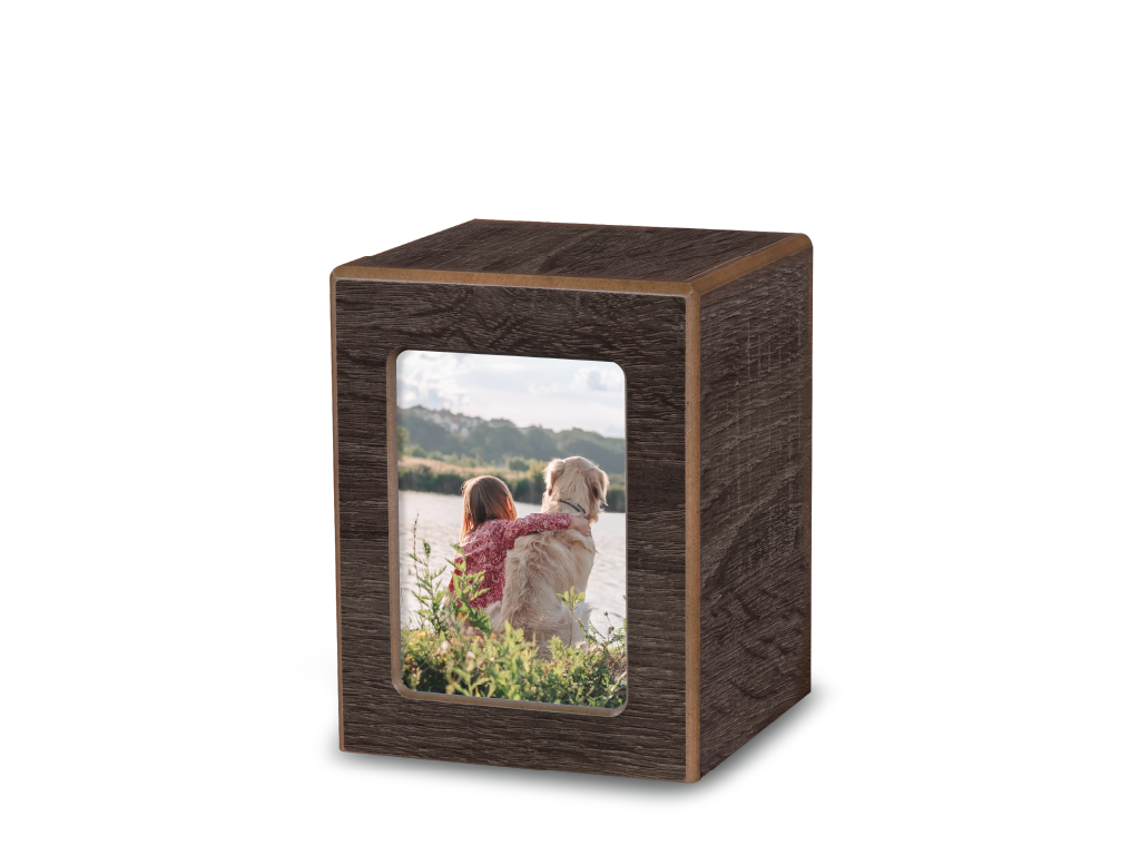 Society Urn Grey Medium with Window