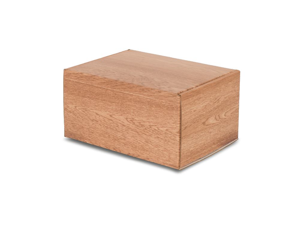 Artisan™ Print Urn Golden Oak Closed