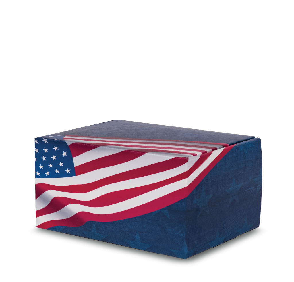 Artisan™ Print Urn Patriot Closed