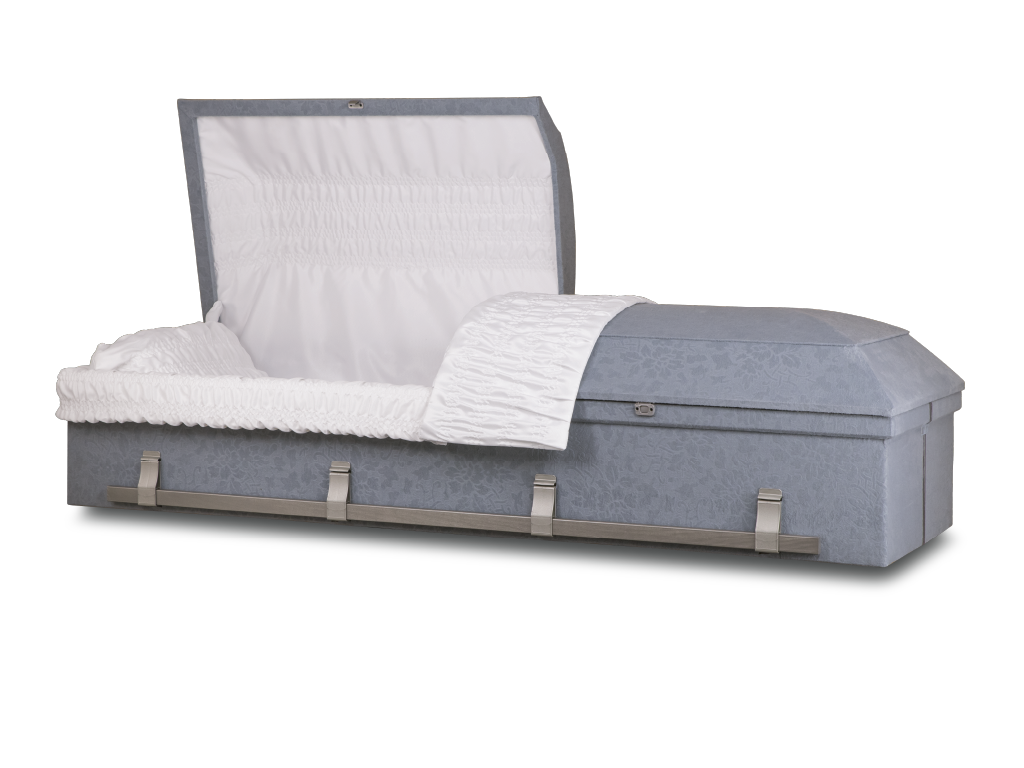 Summit™ Cloth Covered Casket Head End Open
