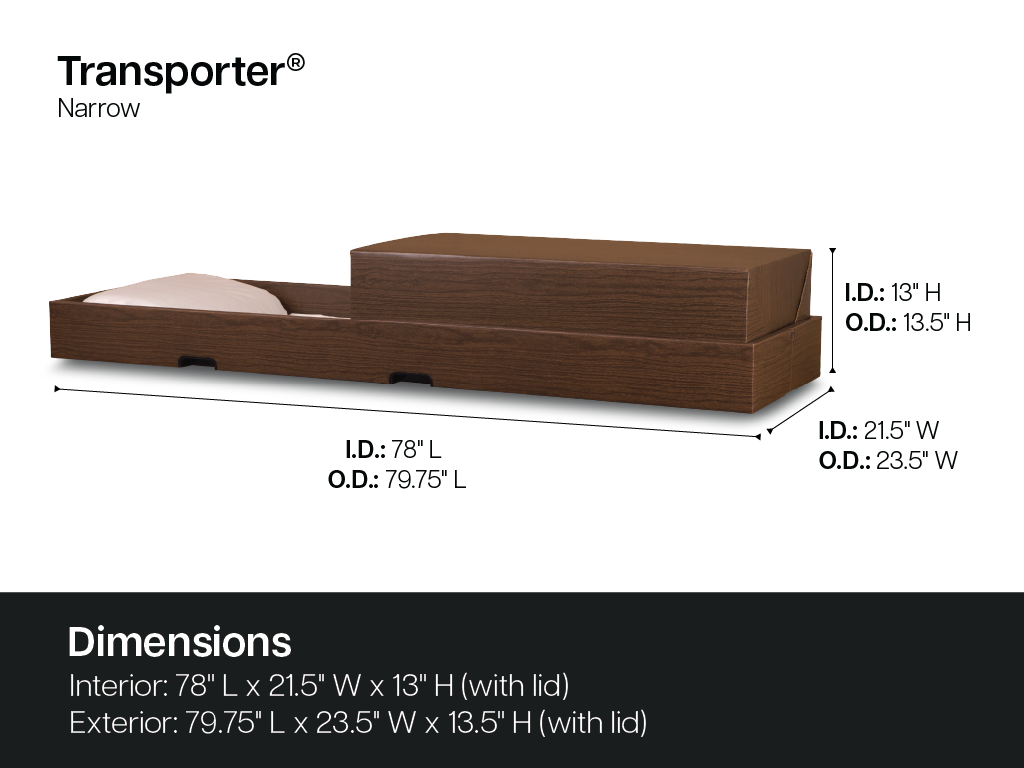 Transporter® Alternative Cremation Container