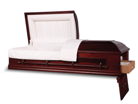 Accord™ Ceremonial Rental Casket Head and Foot End Open