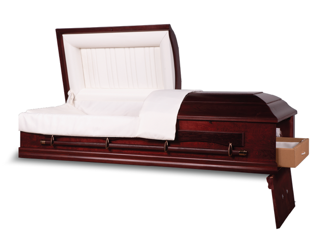 Accord™ Ceremonial Rental Casket Head and Foot End Open