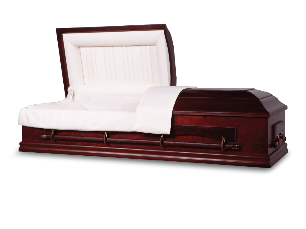 Accord™ Ceremonial Rental Casket with Head End Open
