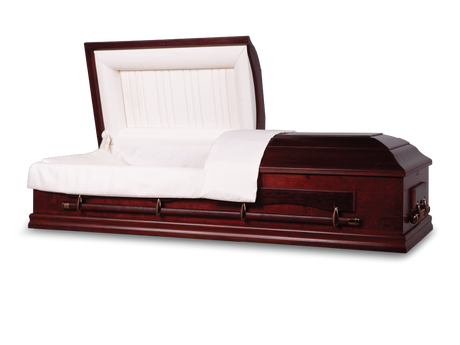 Accord™ Ceremonial Rental Casket with Head End Open