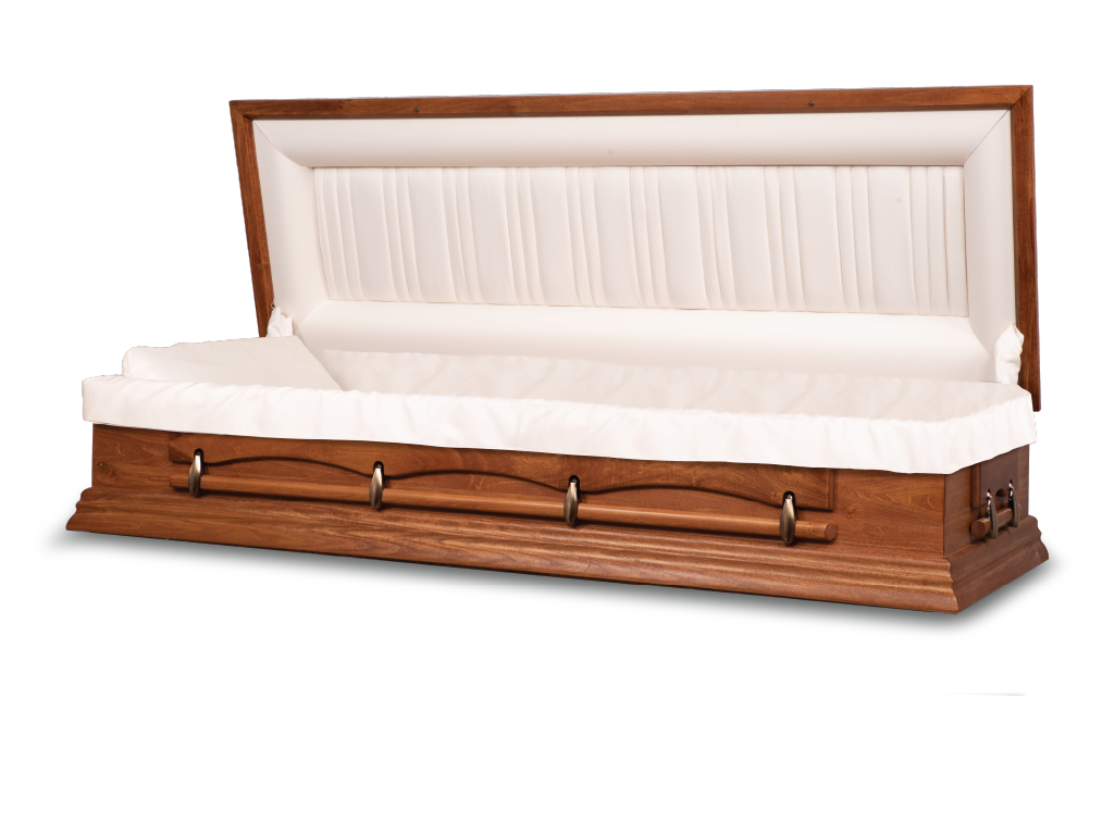 Aria™ Ceremonial Rental Casket Full Couch Open