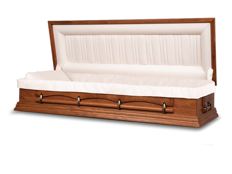 Aria™ Ceremonial Rental Casket Full Couch Open