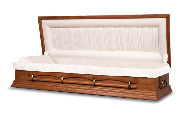 Aria™ Ceremonial Rental Casket Full Couch Open