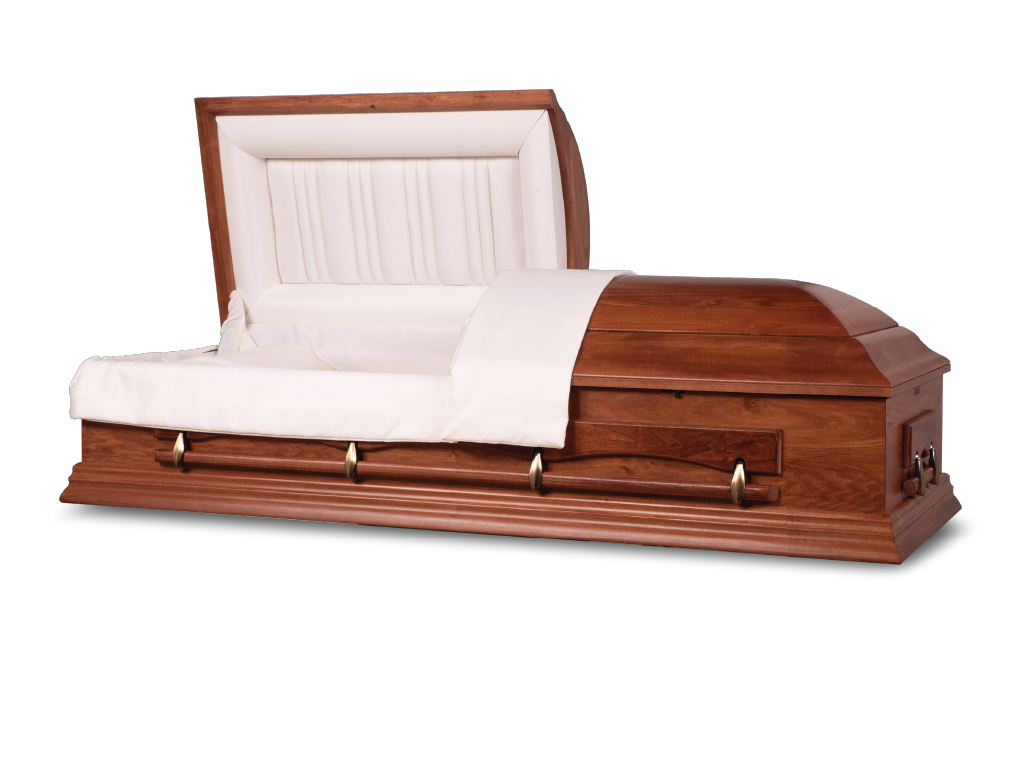 Aria™ Ceremonial Rental Casket Head End Open