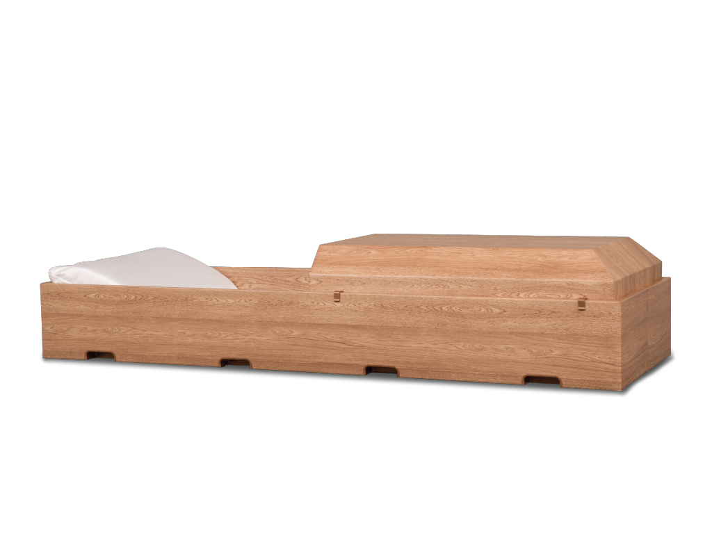 Golden Oak Vista™ Viewing Container Open