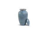 Blue Tranquility Urn Lid off
