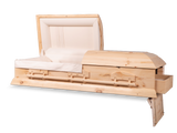 Brentwood™ Ceremonial Rental Casket Head and Foot End Open