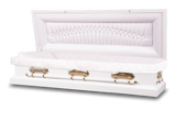 Cadence™ Round End Metal Rental Casket Full Couch