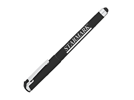 Black stylus pen with 'Starmark' branding on a white background