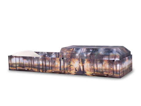 Canvas™ Viewing Container - Woodland Honor Head End Open