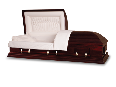 Concerto™ Cherry Ceremonial Casket Head End Open