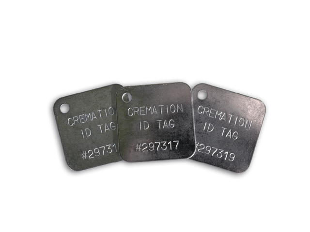 Cremation Tracking Tag Standard Group
