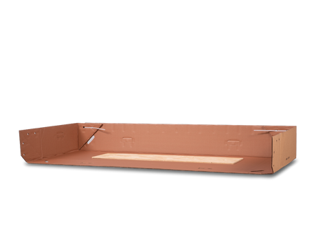 Wood Reinforced EZ-Fold™ Cremation Container with Side Down