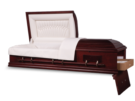 Encore™ Ceremonial Rental Casket Head and Foot End Open