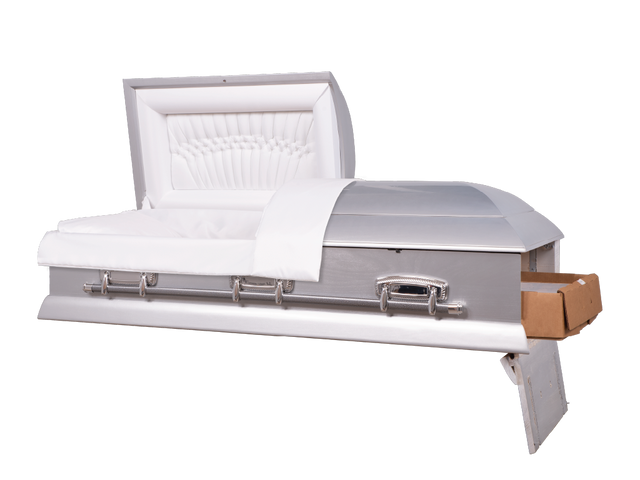 Forte Alabaster Silver Foot End Open