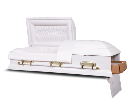 Forte Pearl White with Head End and Foot End Open