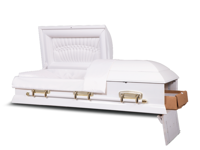 Forte Pearl White with Head End and Foot End Open