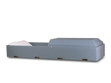 Blue Harmony Deluxe™ Cremation Container With Head End Open