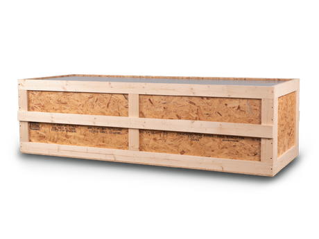 International Shipping Crate Zinc Lined