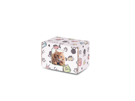 Keepsake Containers Medium Cat Print with Window