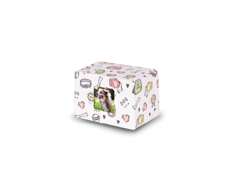 Keepsake Containers Medium Dog Print with Window