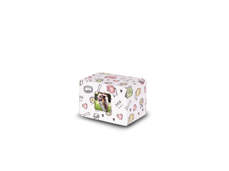 Keepsake Containers Small Paw Print Windowed