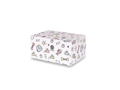Keepsake Containers Standard Cat Print