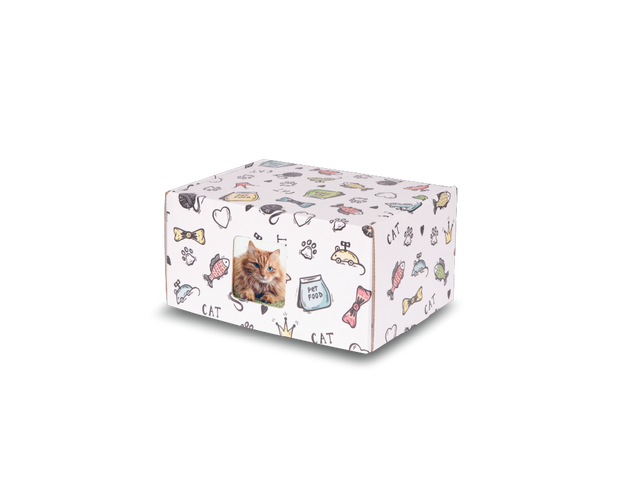 Keepsake Containers Standard Cat Print with Window