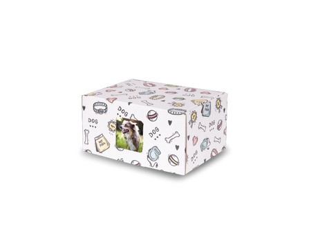 Keepsake Containers Standard Dog Print with Window