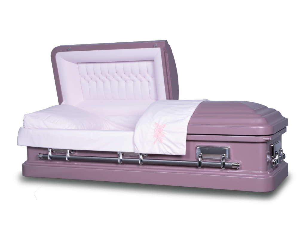 Langford™ 18 Gauge Round Metal Casket