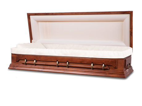 Longleaf™ Ceremonial Rental Casket Full Couch Open