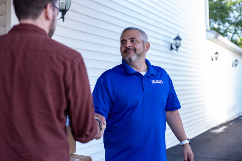 Starmark Local Director Shaking Hands with Funeral Director