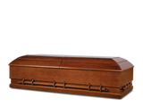 Mesa 36 In Canyon Brown Hardwood Burial Casket Closed