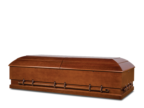 Mesa 36 In Canyon Brown Hardwood Burial Casket Closed