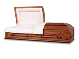 Oakwood™ Ceremonial Rental Casket Head End Open
