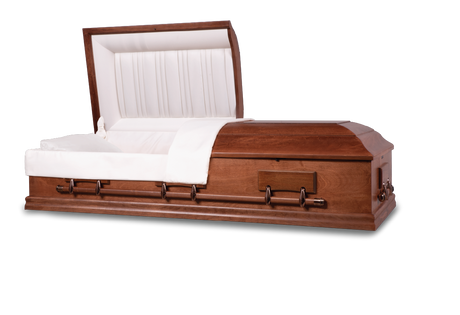 Ovation™ Oversize Ceremonial Rental Casket Head End Open